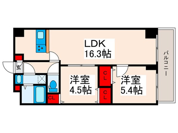 アルファコート町屋の物件間取画像